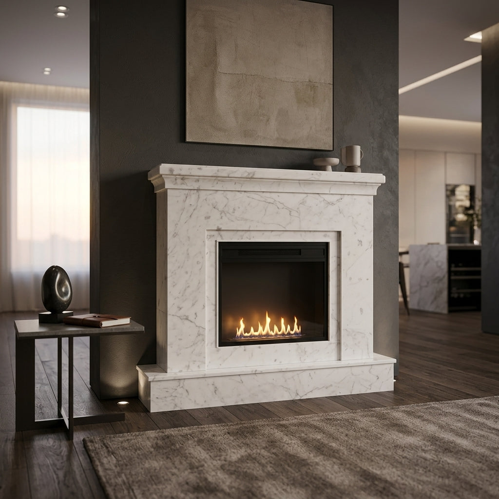 Detaliu profile rectilinii si design geometric in trepte succesive pe semineul Havana VELTHOR