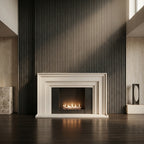 Design arhitectural premium cu efect tridimensional pentru masca de semineu Perseus VELTHOR