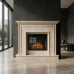Design arhitectural premium cu linii minimaliste pentru masca de semineu Sydney VELTHOR
